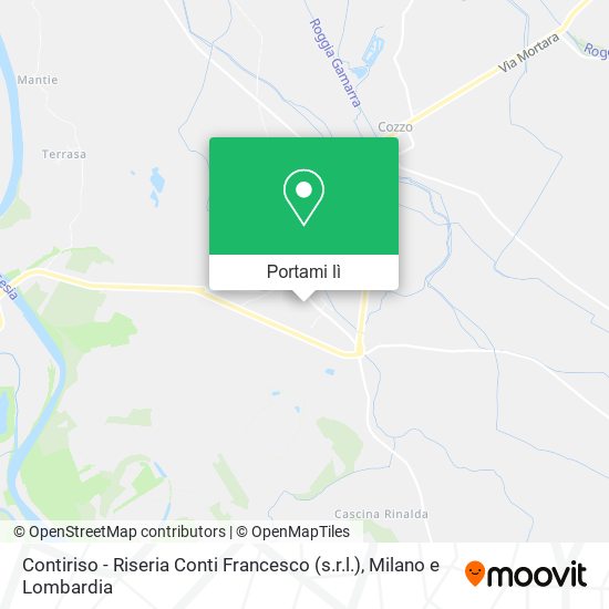 Mappa Contiriso - Riseria Conti Francesco (s.r.l.)
