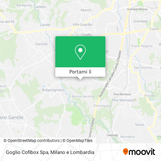 Mappa Goglio Cofibox Spa
