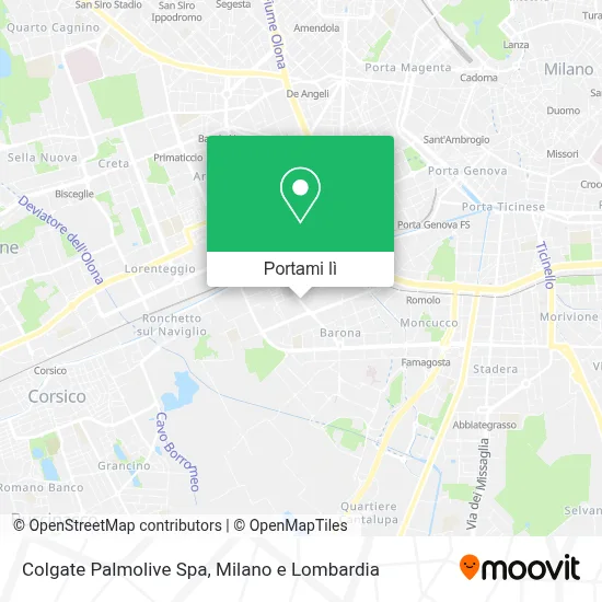 Mappa Colgate Palmolive Spa