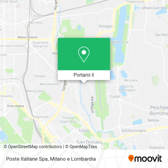 Mappa Poste Italiane Spa