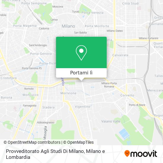 Mappa Provveditorato Agli Studi Di Milano
