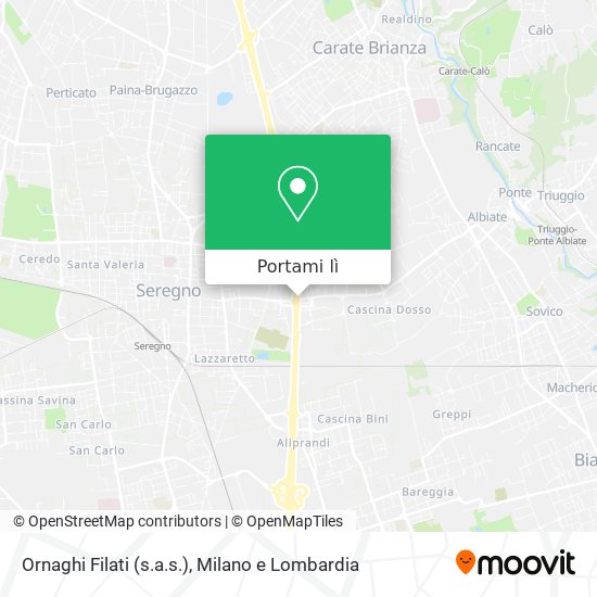 Mappa Ornaghi Filati (s.a.s.)