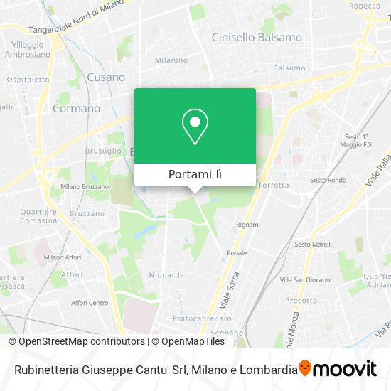 Mappa Rubinetteria Giuseppe Cantu' Srl