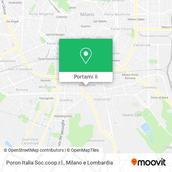 Mappa Poron Italia Soc.coop.r.l.