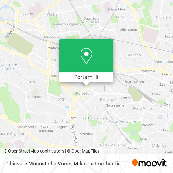 Mappa Chiusure Magnetiche Varec