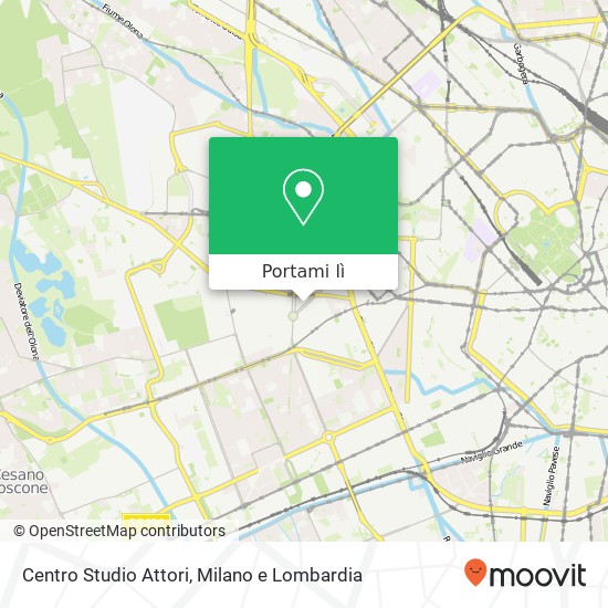 Mappa Centro Studio Attori