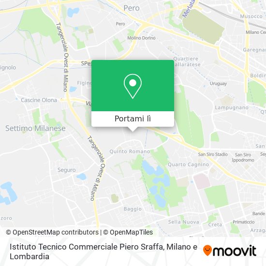 Mappa Istituto Tecnico Commerciale Piero Sraffa