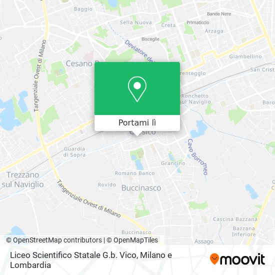 Mappa Liceo Scientifico Statale G.b. Vico
