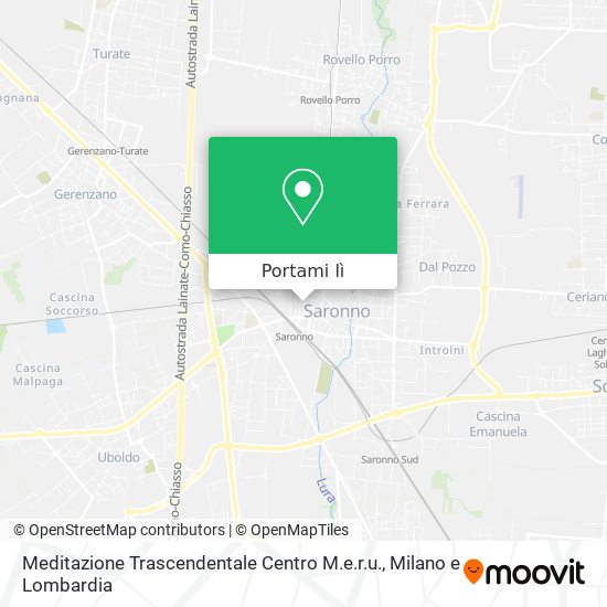 Mappa Meditazione Trascendentale Centro M.e.r.u.