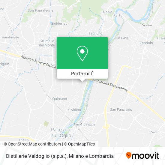 Mappa Distillerie Valdoglio (s.p.a.)