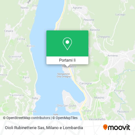 Mappa Oioli Rubinetterie Sas