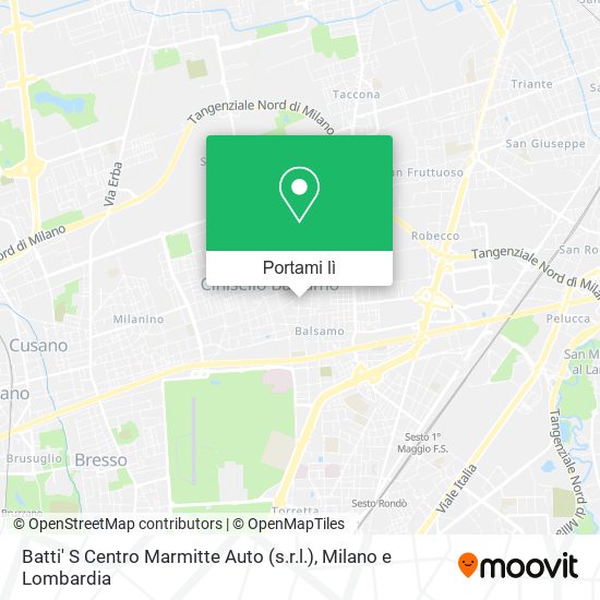 Mappa Batti' S Centro Marmitte Auto (s.r.l.)