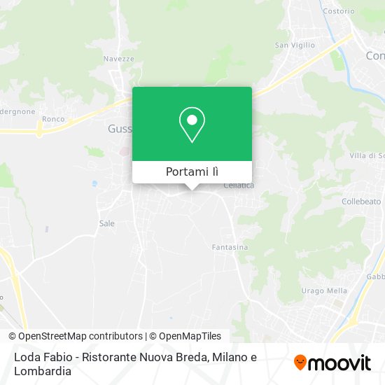 Mappa Loda Fabio - Ristorante Nuova Breda