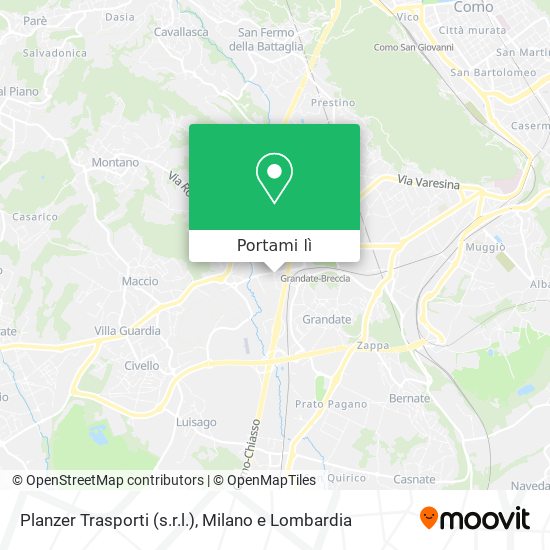 Mappa Planzer Trasporti (s.r.l.)