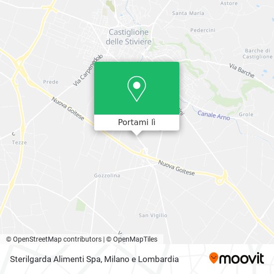 Mappa Sterilgarda Alimenti Spa