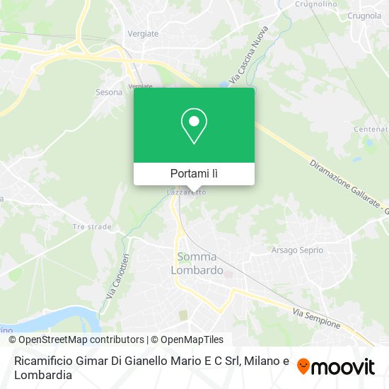 Mappa Ricamificio Gimar Di Gianello Mario E C Srl