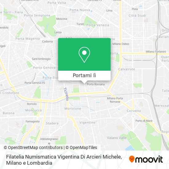 Mappa Filatelia Numismatica Vigentina Di Arcieri Michele
