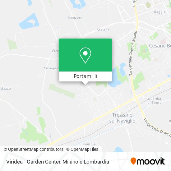 Mappa Viridea - Garden Center