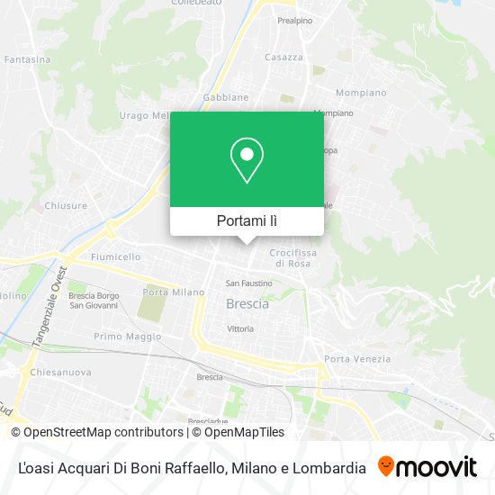 Mappa L'oasi Acquari Di Boni Raffaello