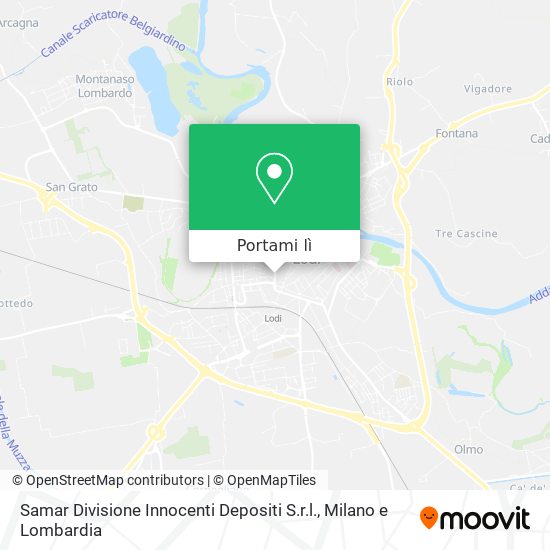 Mappa Samar Divisione Innocenti Depositi S.r.l.