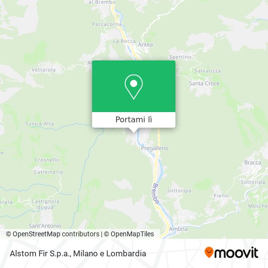Mappa Alstom Fir S.p.a.