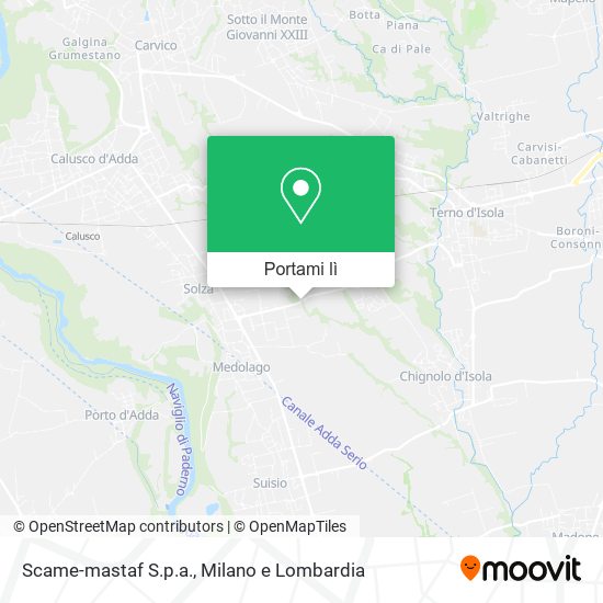 Mappa Scame-mastaf S.p.a.