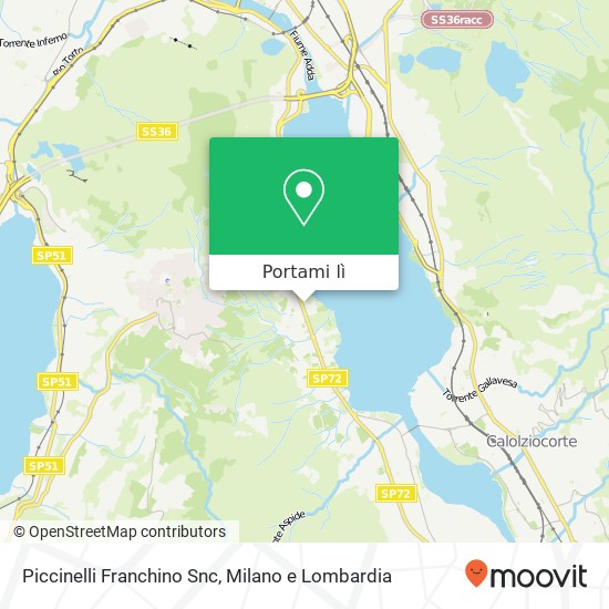 Mappa Piccinelli Franchino Snc