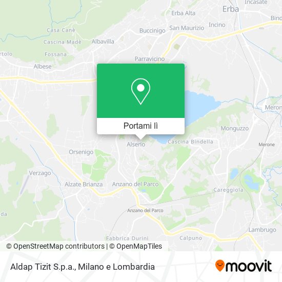 Mappa Aldap Tizit S.p.a.