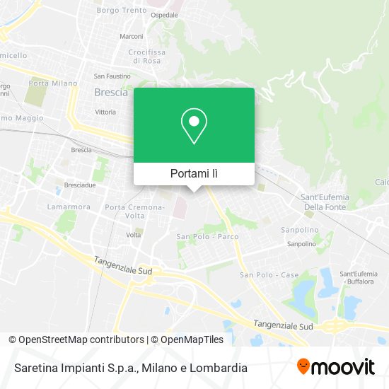 Mappa Saretina Impianti S.p.a.