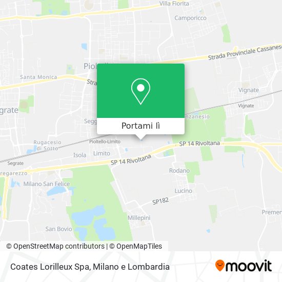 Mappa Coates Lorilleux Spa