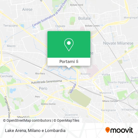 Mappa Lake Arena