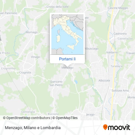 Mappa Menzago