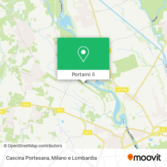 Mappa Cascina Portesana