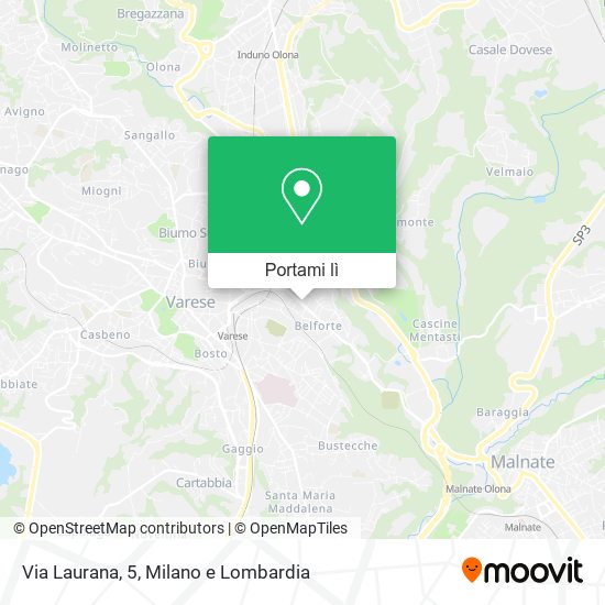 Mappa Via Laurana, 5
