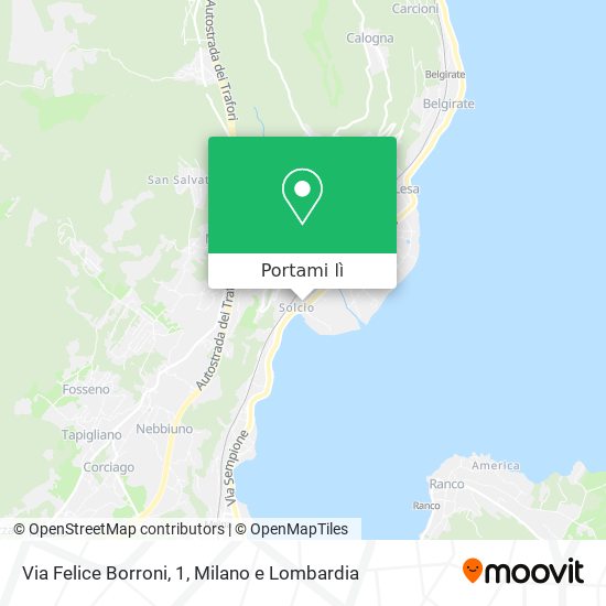 Mappa Via Felice Borroni, 1