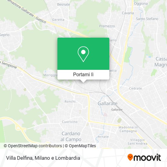 Mappa Villa Delfina