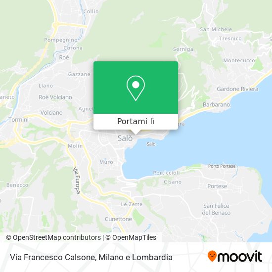 Mappa Via Francesco Calsone