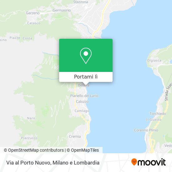 Mappa Via al Porto Nuovo