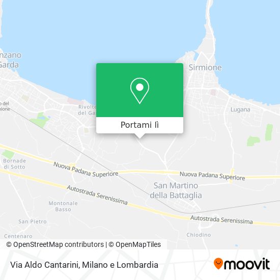 Mappa Via Aldo Cantarini