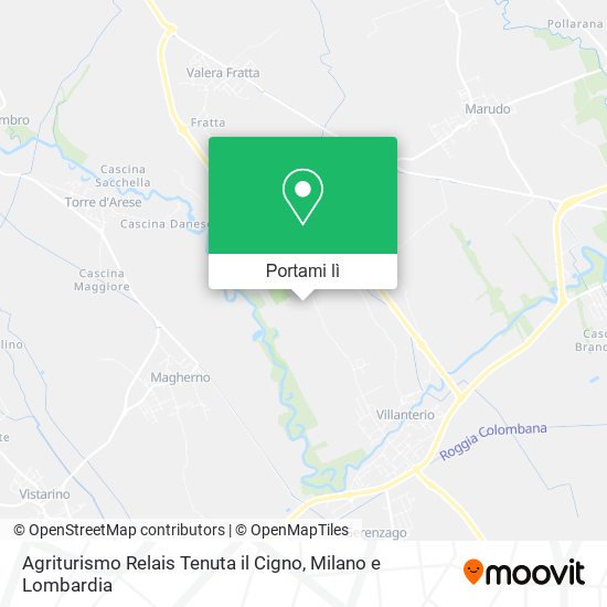 Mappa Agriturismo Relais Tenuta il Cigno