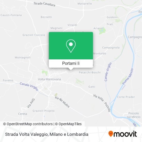 Mappa Strada Volta Valeggio