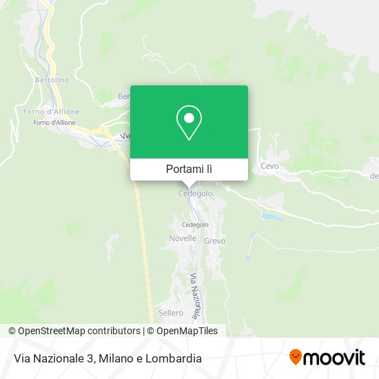 Mappa Via Nazionale 3