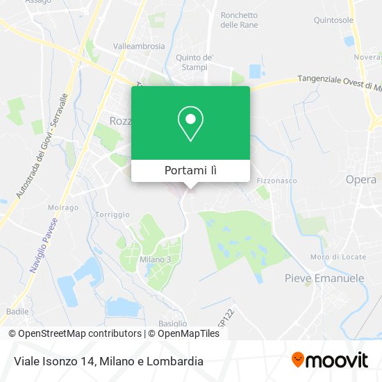 Mappa Viale Isonzo 14