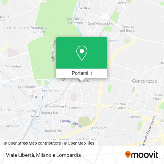 Mappa Viale Libertà