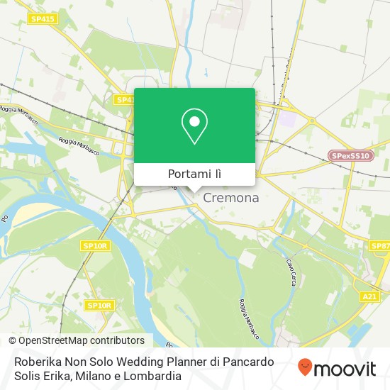 Mappa Roberika Non Solo Wedding Planner di Pancardo Solis Erika