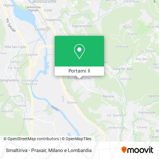 Mappa Smaltiriva - Praxair
