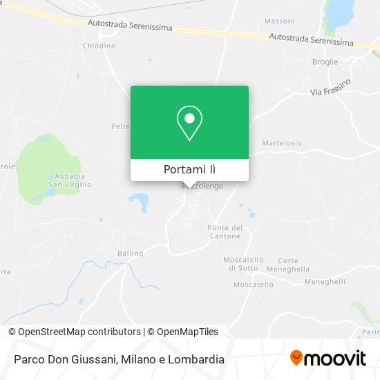 Mappa Parco Don Giussani