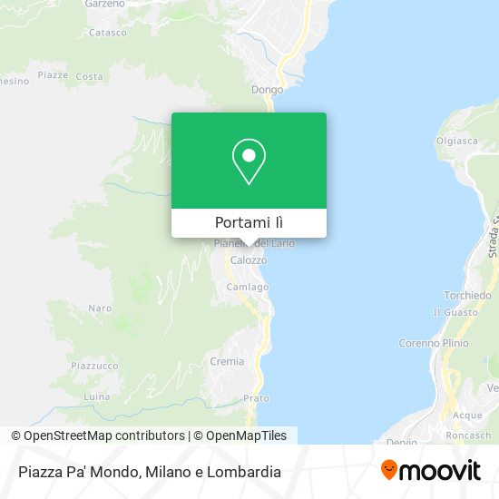 Mappa Piazza Pa' Mondo