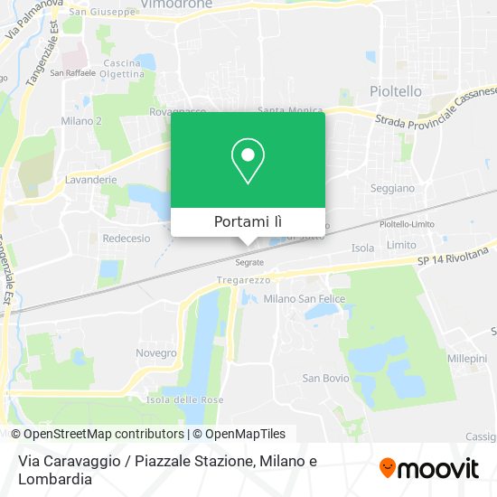 Mappa Via Caravaggio / Piazzale Stazione