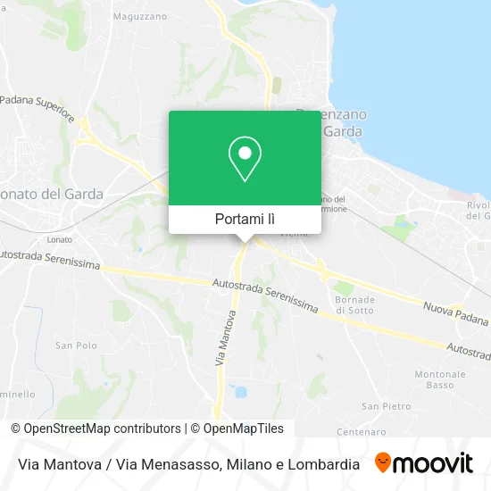 Mappa Via Mantova / Via Menasasso